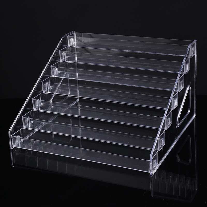 化妆品收纳盒梳妆台桌面阶梯式