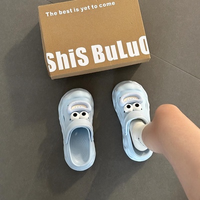 【夏天就它啦】大眼仔厚底洞洞鞋增高eva防滑防臭女外穿2025超火