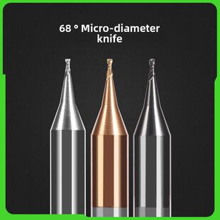 韩纳68度钨钢铣刀小径刀高硬度高耐磨深沟铣刀CNC加工中心刀具