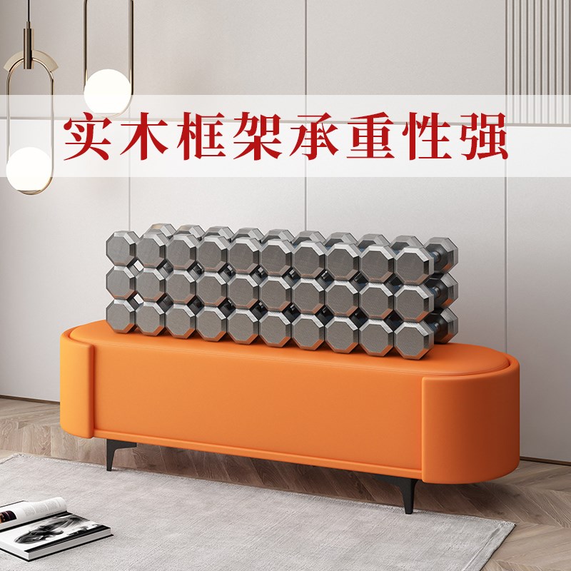 换鞋收纳凳卧床尾凳衣帽间服装店储物长条凳桑拿休闲网红长沙发凳