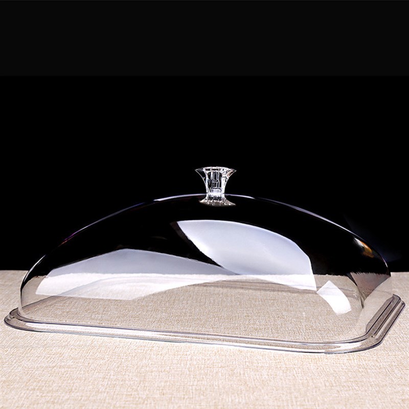 pc长方形食品盖防尘盖保鲜盖点心盖大号透明餐盖罩塑料盖子保温