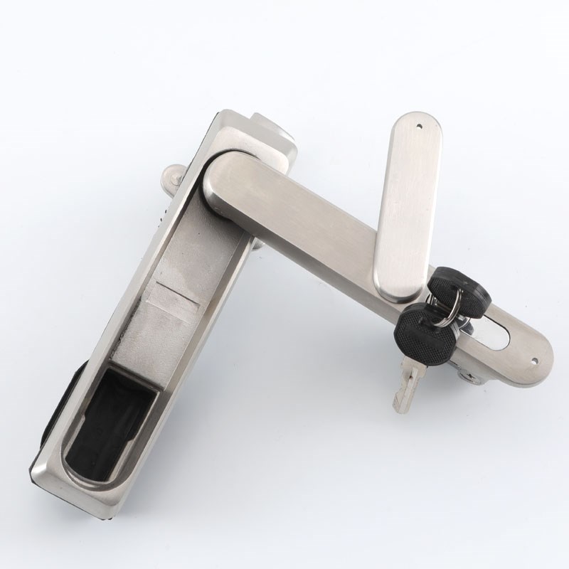 生久MS874配电箱柜不锈钢平面锁XAT24防水带盖锂电设备充电桩门锁