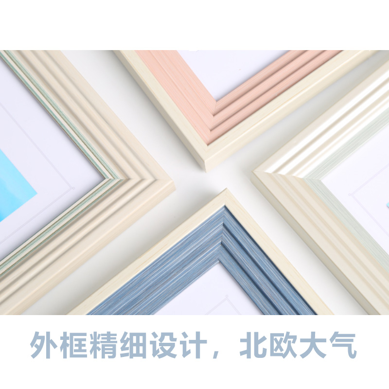 清新美式欧式相框摆台5寸6寸7寸8寸10寸12寸A4婚纱画框免费洗照片