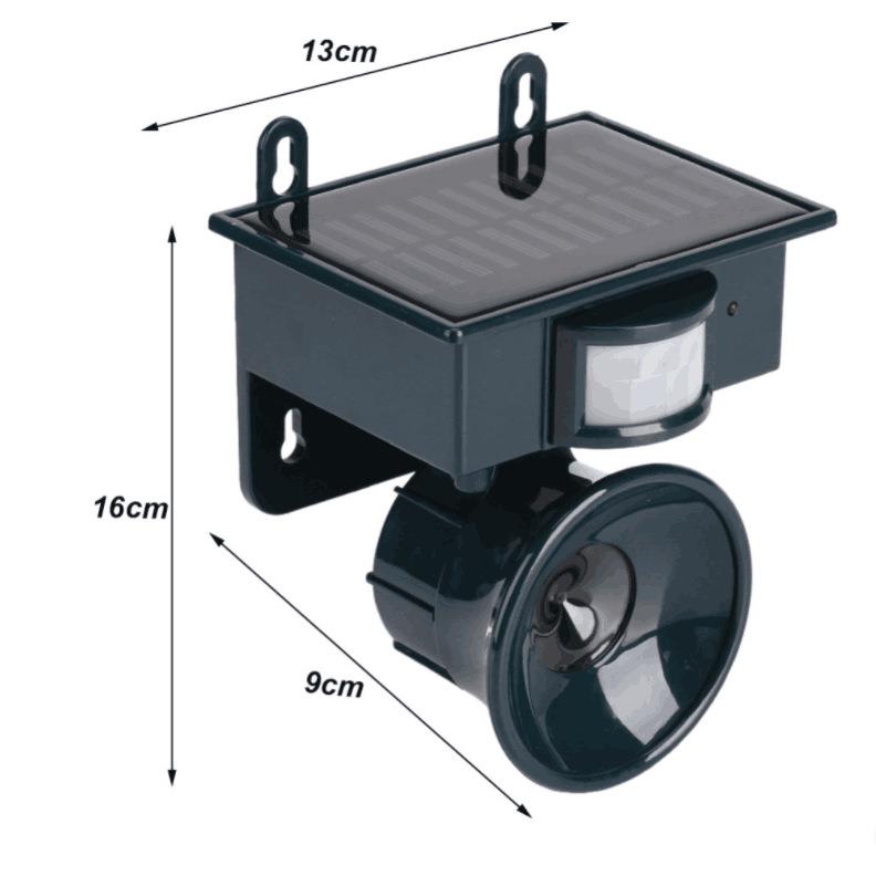 户外太阳能驱鼠器驱鸟器驱虫器动物驱赶器可调节声波太阳能驱鼠器