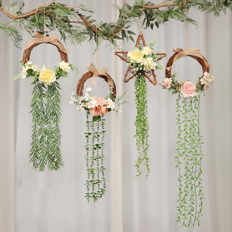墙面装饰品花环挂件门饰墙壁幼儿园客厅墙上卧室创意布置挂饰门挂