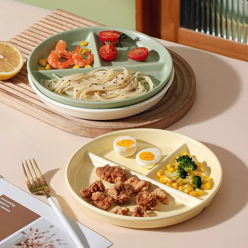 陶瓷211减脂餐盘可微波炉