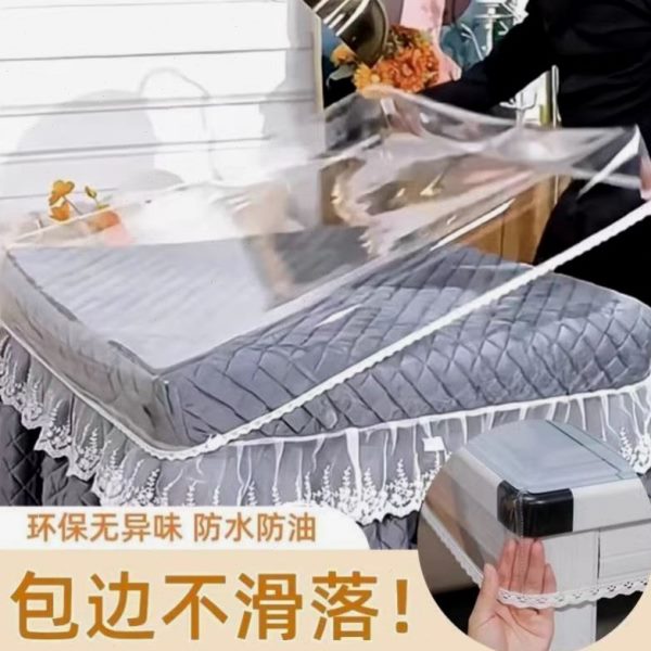 皮套桌pvc桌布电炉烤长方形罩电暖桌防烫火防水防油透明胶垫套罩