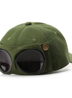 freerabbit II飞行眼镜帽户外登山猫耳帽可爱个性潮牌男女同款