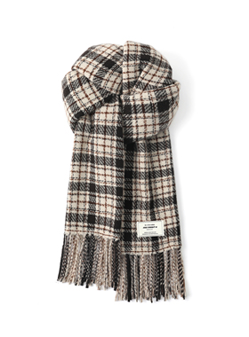 FREERABBITⅡ秋冬复古格子披肩围脖韩仿羊绒经典百搭保暖防寒围巾