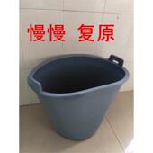 牛筋桶塑料储水加厚大号挑水耐用浇菜施肥尿粪桶软熟胶 打不破 包邮