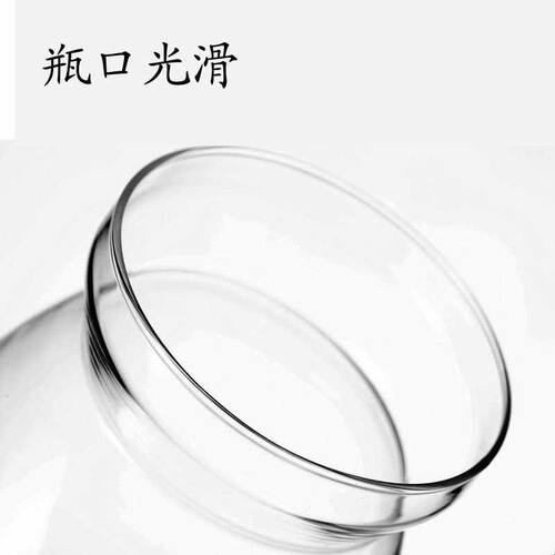 高硼硅家用玻璃瓶带盖收纳密封罐装茶叶罐储存罐杂粮盒储物小罐子