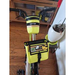 brompton青柚绿紫车前猪鼻包水壶架挂袋套装小布自行车多用途防水