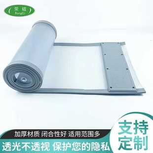 厂家供应磨砂磁吸门帘挡风隔断保温门帘超市家用磁铁透明门帘帘子