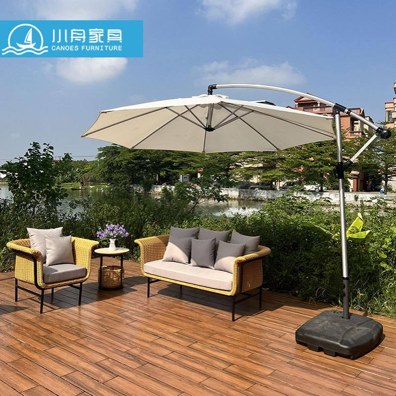 户外沙发防水室外餐厅卡座藤沙发庭院露台阳台休闲双人藤编沙发椅