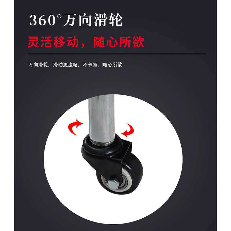 W7带轮小凳子家用滑轮矮凳成人带娃学步凳美缝凳万向轮板凳移动圆
