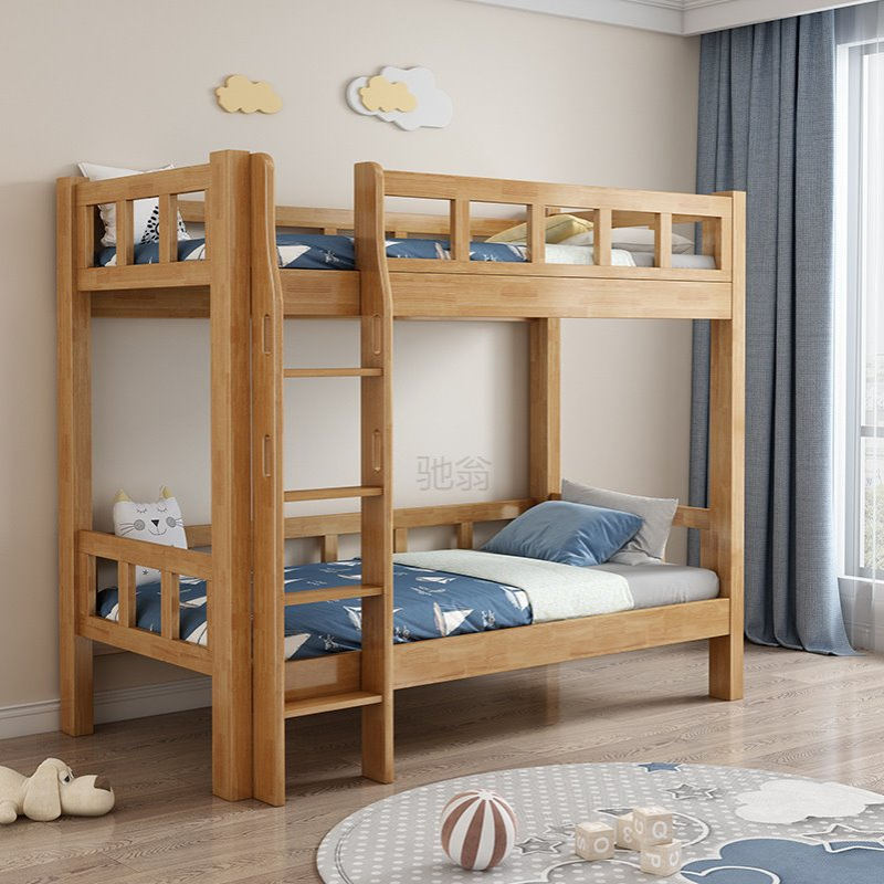 3l简约上下床实木同宽家用高低床学校宿舍上下铺实木双层子母床批
