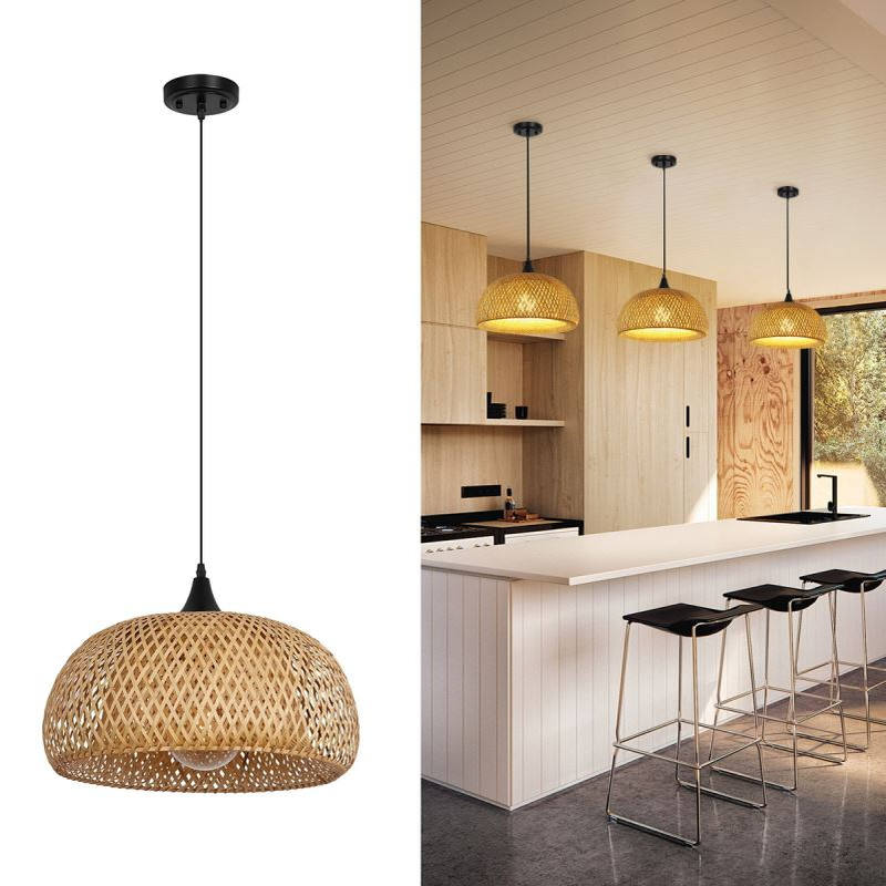 东南亚创意竹艺竹艺竹子小灯笼吊灯餐厅茶楼会所客厅艺术竹编吊灯