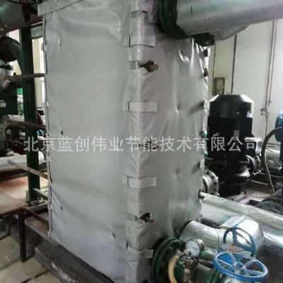 厂家直销板式换热器可拆卸保温套工业保温衣 柔性可拆卸式保温衣