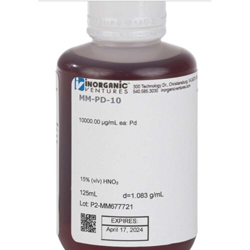 1% 钯改性剂/1% Pd MODIFIER 125mL ZIV-MM-PD-10-125ML