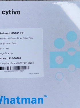 WHATMAN HGF61玻璃纤维纸带用于PM2.5/10 1830-10095 1820-30301