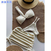 Spring Bikini High New Three end Beach Hot Vacation piece