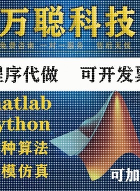 Matlab代做程序Python机器深度学习雷达电气仿真算法图像处理建模