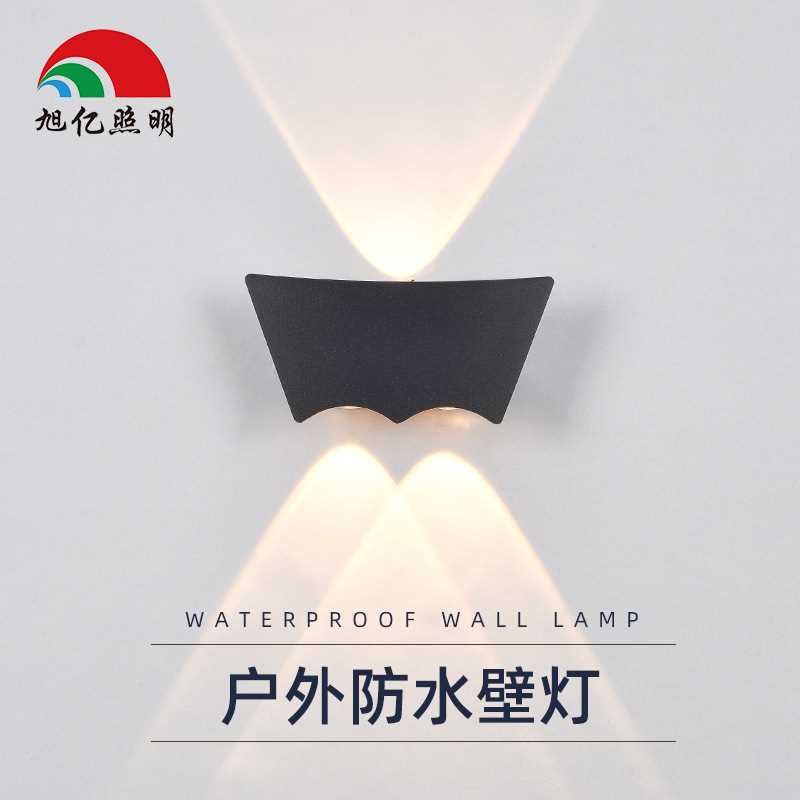 上下发光室外壁灯 庭院墙壁led个性户外防水灯 酒店走道过道壁灯