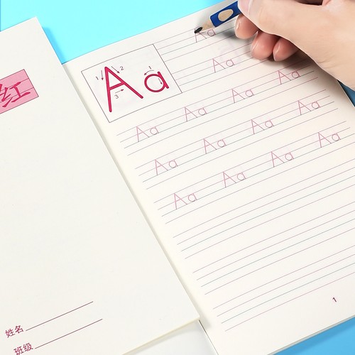 英语描红本木棍体练字帖本棒棒体