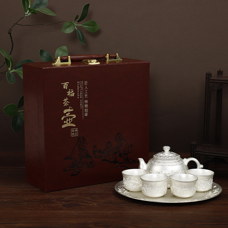 陶瓷品茗杯茶盏功夫富贵花开茶具茶碗小茶杯家用创意摆件