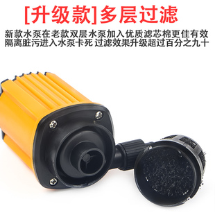 电动无刷小水泵抽水自吸泵 12V直流家用微型迷你潜水泵220v开槽机