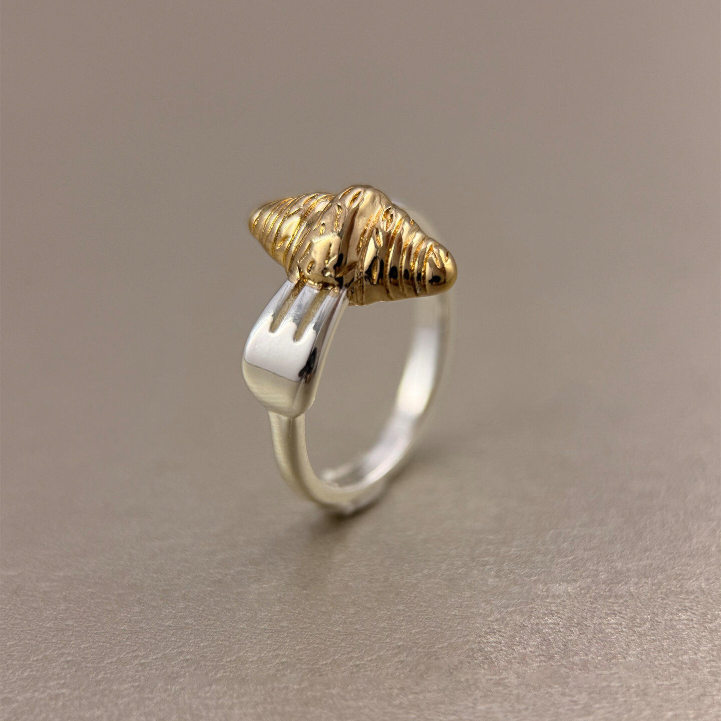 中古撞色角包戒指女新款