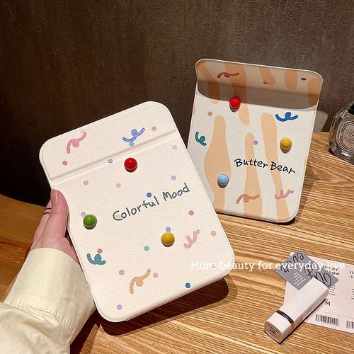 折叠小镜子便携桌面化妆镜旅行