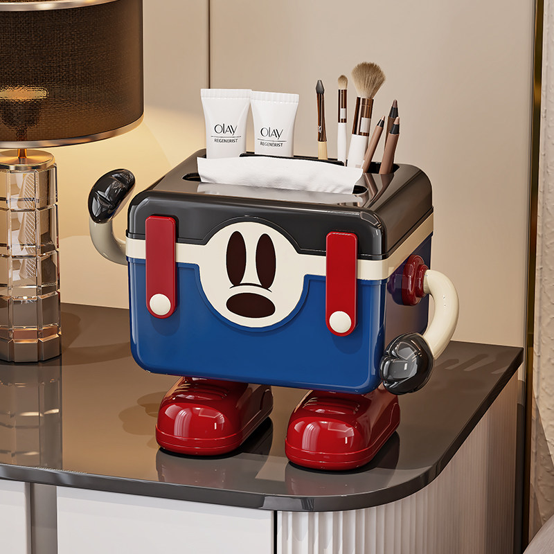 2026新款卡通纸巾盒桌面客厅轻奢高档餐巾纸收纳盒茶几创意抽纸盒