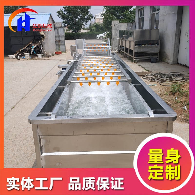供应全自动果蔬清洗机 不锈钢红辣椒清洗机 金针菇清洗机厂家供应