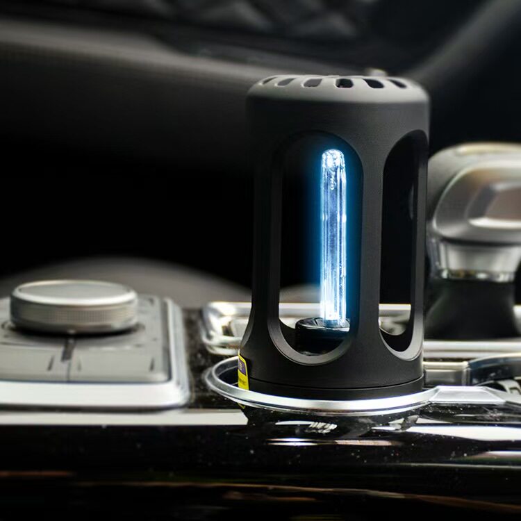 车载紫外线杀菌灯汽车内饰家居饰品消毒灯便携式杀菌除味灯具