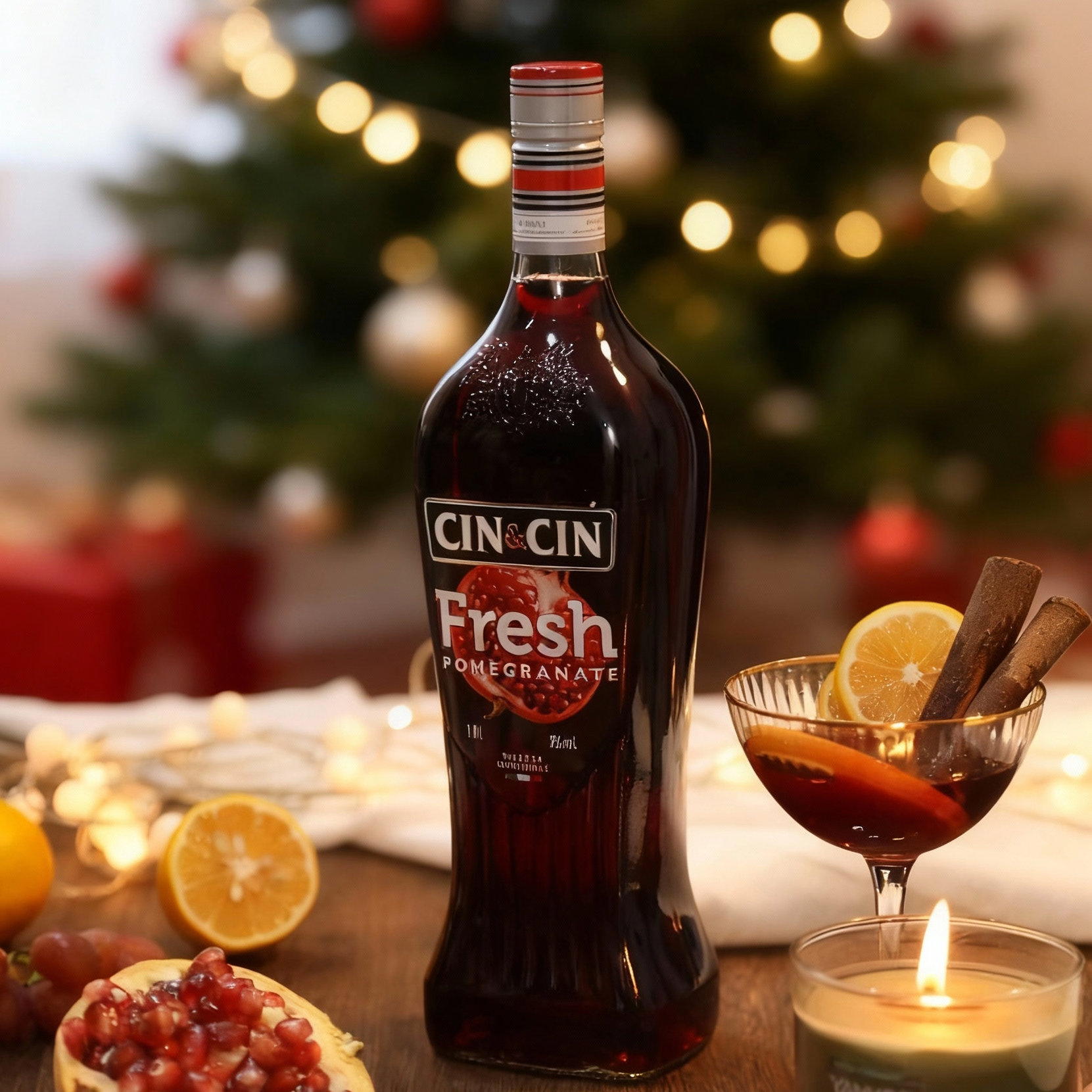 圣诞专属|天然香草石榴葡萄酒原瓶进口女士微甜低度微熏嗨呀泡泡