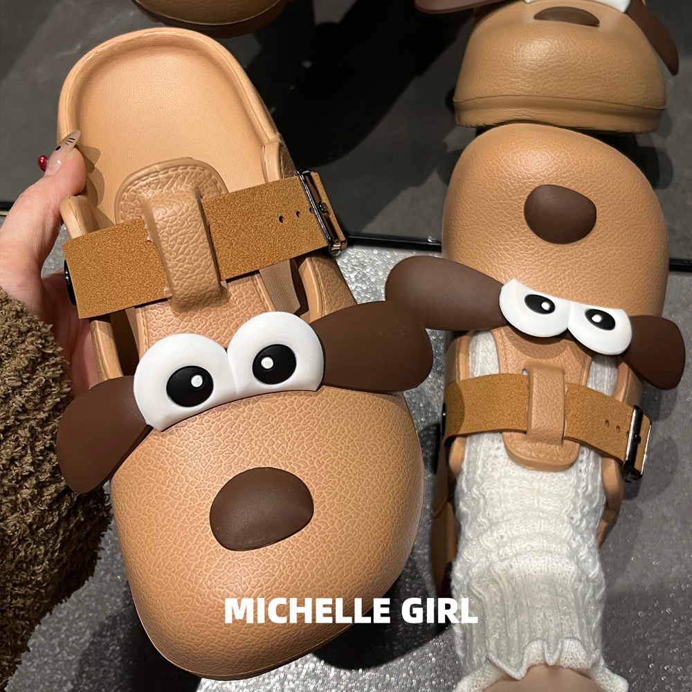 Michellegirl小狗勃肯鞋可爱