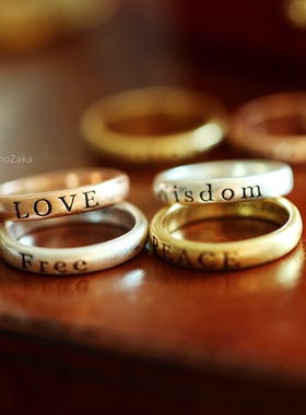 欧美设计感 NOMOZAKA/闹闹扎卡许愿戒指系列时尚简约