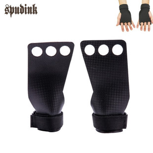 CrossFit健身手套护掌硬拉引体向上握力带超纤健身护掌手套助力带