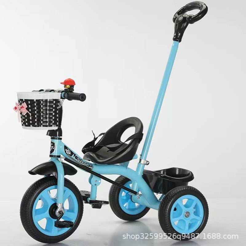 新款儿童三轮车脚踏车宝宝自行车童车手推车小孩玩具车2-6岁单车