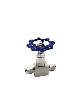 6000PSI41.4Mpa访美方体双卡套角式针型阀DN10PN40角式卡套针型阀