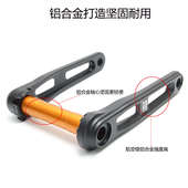 公路自行车牙盘曲柄适合瓜车 砾石自行车中空一体曲柄牙盘 折叠车