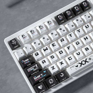 夜魔ATK wooting 密探印花集双拼原厂PC透光键帽250键 大全套适配