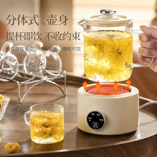 养生壶多功能家用小型迷你办公室全自动烧水煮茶器茶壶保温全玻璃