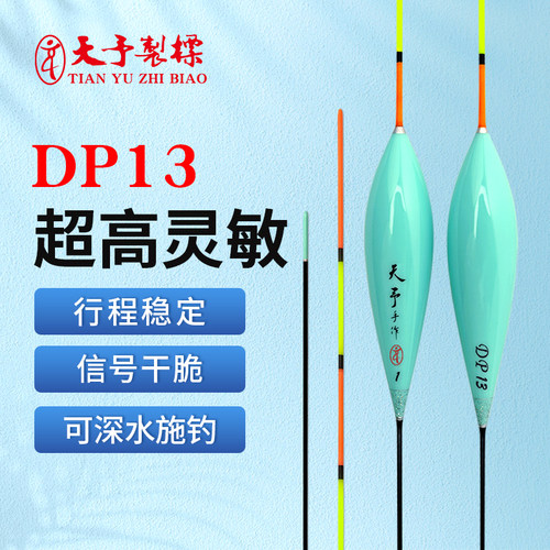 正品天予DP13浮漂黑坑混养鲤鱼