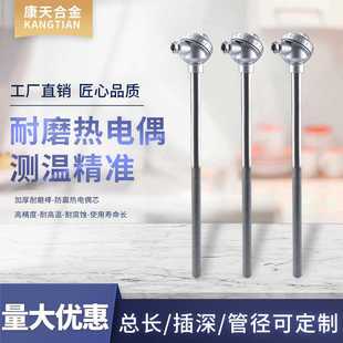 131 厂家生产耐磨热电偶硫化床K型热电偶WRNM 331水泥厂电厂专用
