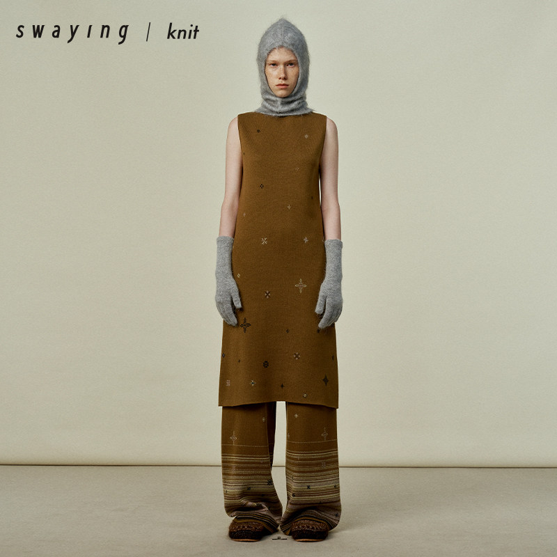 SWAYING官方雪花提花背