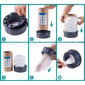 6卷白色垃圾袋 适用于Playtex尿布精灵San