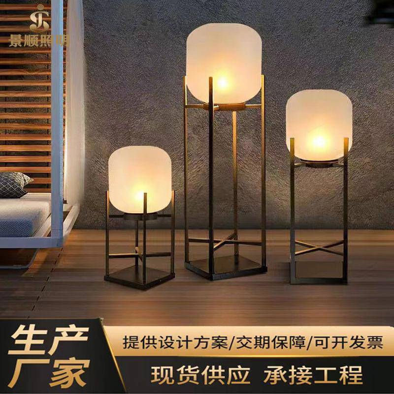 网红太阳能庭院灯草坪灯户外防水景观室外日式花园落地小品灯