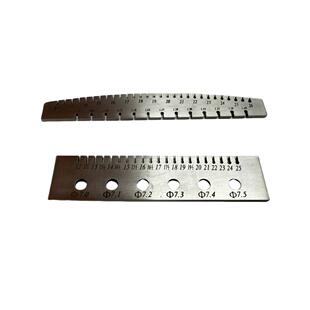 钢琴测量工具琴弦弦轴申达针型号粗细测量器尺